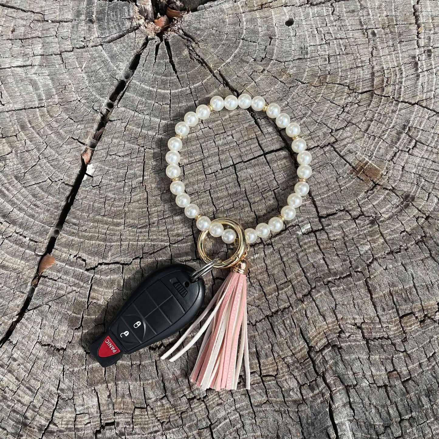 Pink Wallet & Pearl Bracelet Set | Chic Everyday Accessories